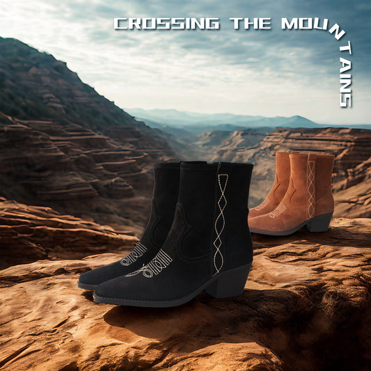 Step into the New Year with TMA EYES Western Cowboy Boots