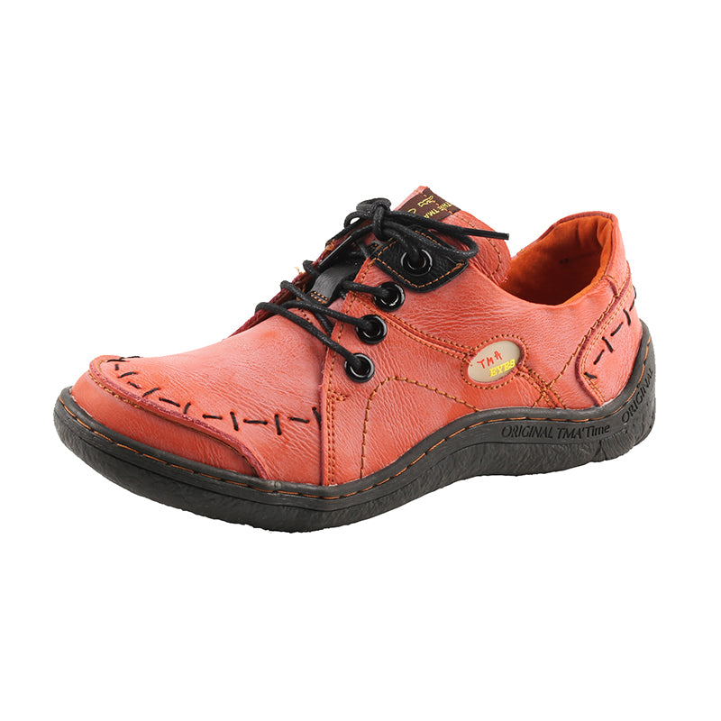 TMA EYES Hand Stitching Leather Women's Sneaker
