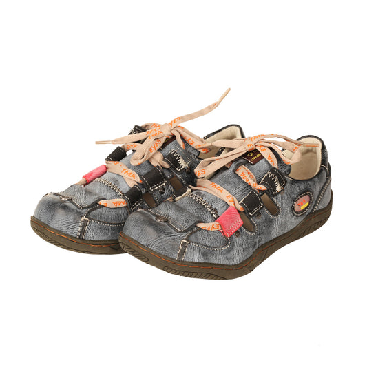 TMA EYES Women's Patchwork Leather Walking Sandal Shoes