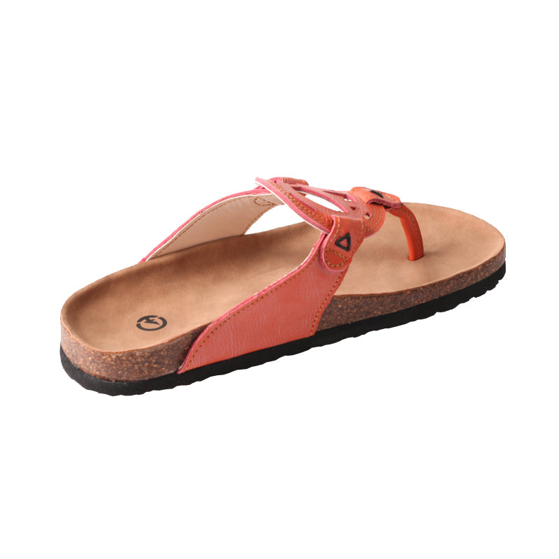 TMA EYES Women's Platform Toe-Ring Sandals: Stylish Hollow-Out Logo Slides for Indoor and Outdoor Summer Wear