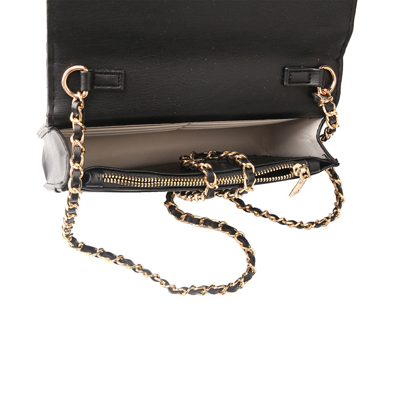 TMA EYES Women's Chain Bag: Convertible Clutch and Buckled Crossbody Shoulder Bag