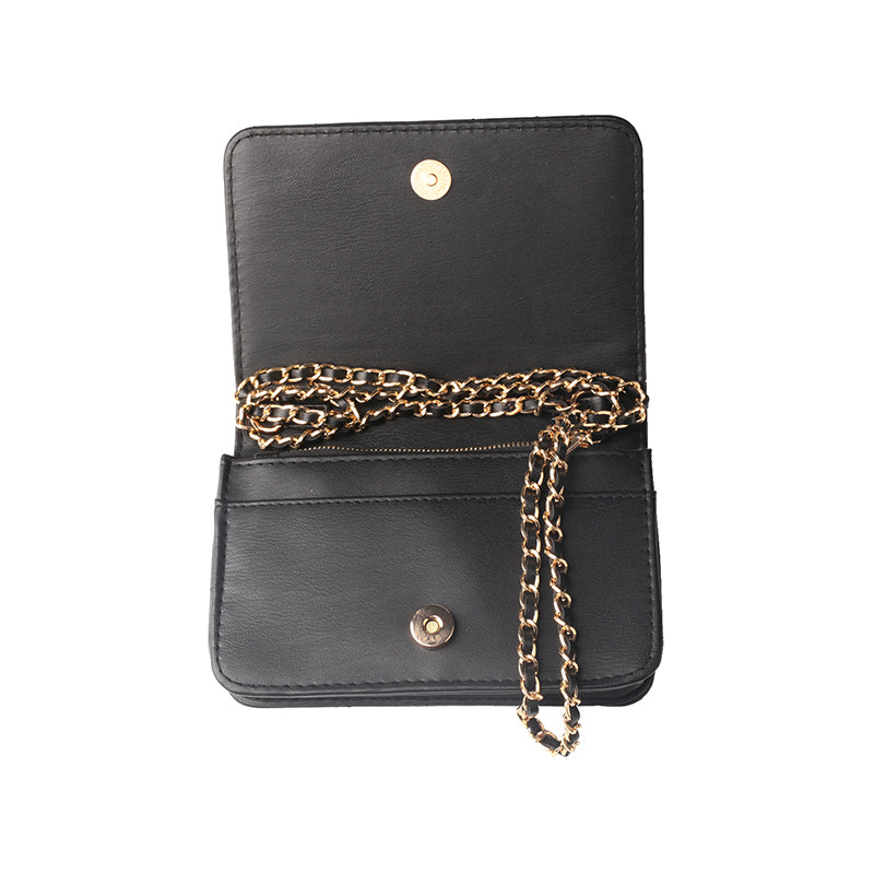 TMA EYES Women's Chain Bag: Convertible Clutch and Buckled Crossbody Shoulder Bag