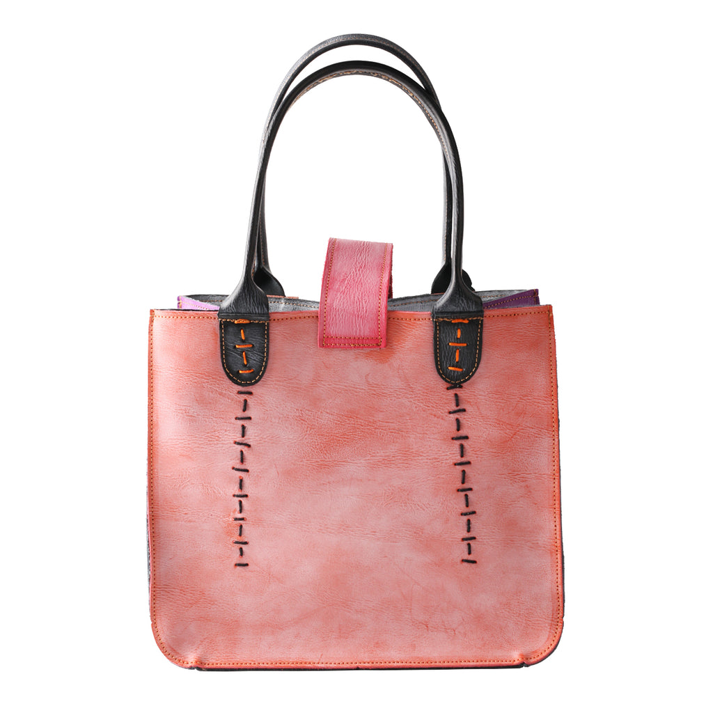 TMA EYES Multi-color Patchwork Handbag: Women's Contrasting New Tote Bag, Lightweight Commute, Fashionable High-End Ladies Bag