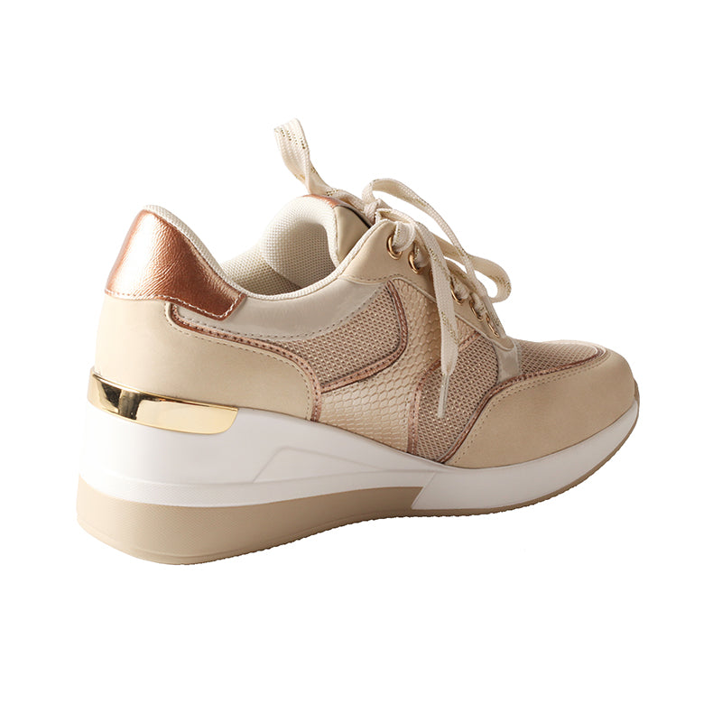 TMA EYES Women's Platform Breathable Fashion Sneakers with Arch Support