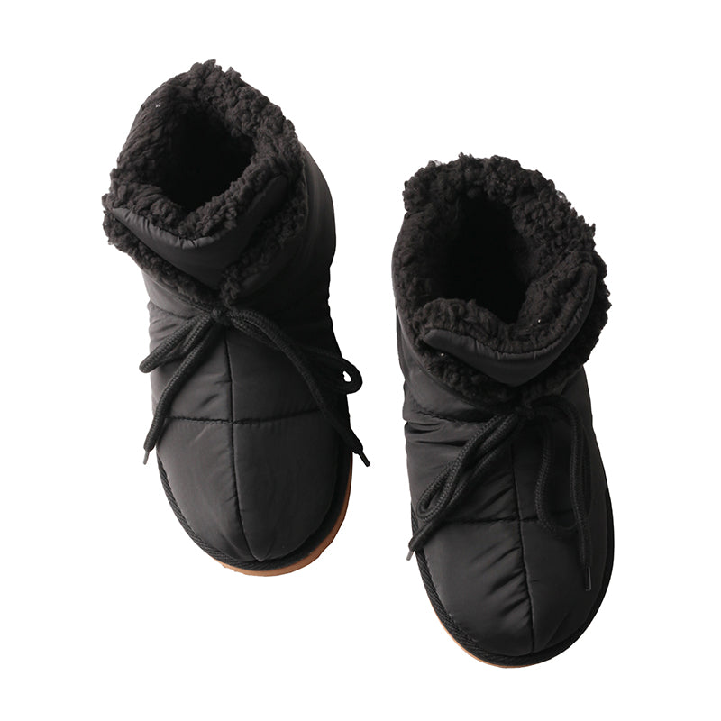 TMA EYES Fleece And Thickened Waterproof And Warm Snow Boots